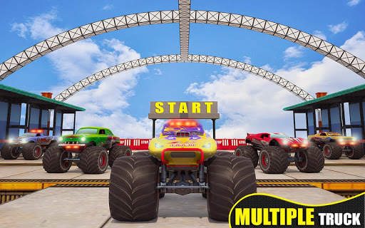 Impossible Mega Ramp Monster Truck Challenge Race screenshot 5