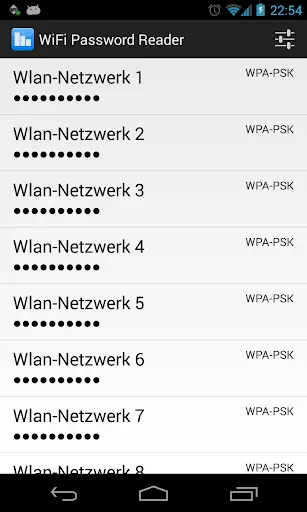 WiFi Password Reader screenshot 1