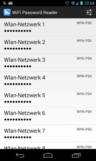 WiFi Password Reader screenshot 1