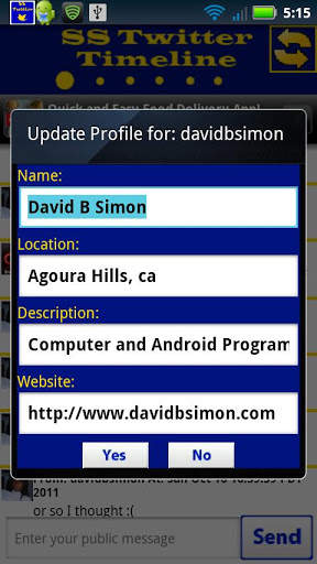 SS Twitter App screenshot 3