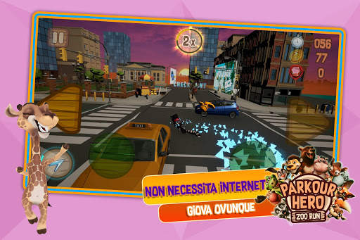 Parkour Hero - Animal Runner 3D Stunts Simulator screenshot 5