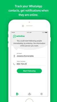 wOnline -Tracking for WhatsApp screenshot 1