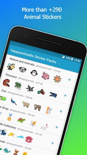 Happy Animalls Sticker for WhatsApp (WAStickers) screenshot 5