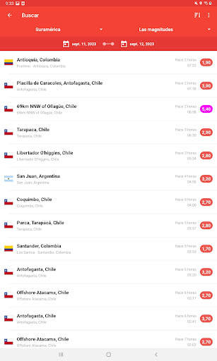 Mis Alertas de Terremotos screenshot 10