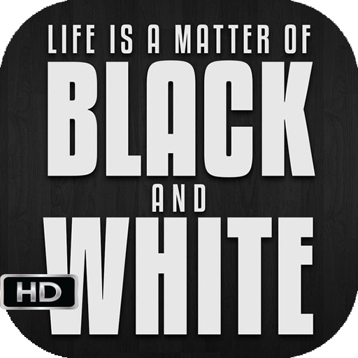 Cool Black and White HD Wallpaper icon
