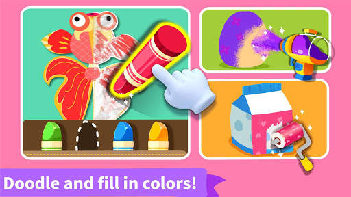 Baby Panda's Art Classroom screenshot 2