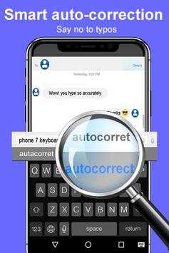 Keyboard for Phone 7 Black -  Emoji, Themes screenshot 3