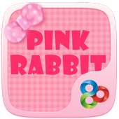 Pink Rabbit Go Launcher Theme icon