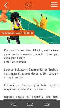 Guide Français Pokémon GO screenshot 2