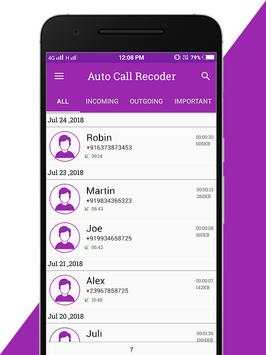 Auto Call Recoder screenshot 5