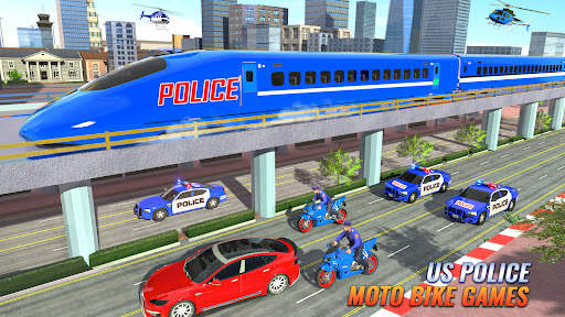 US Police Moto Bike Games screenshot 5