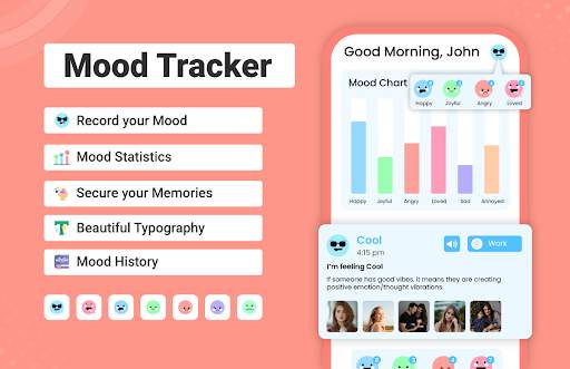 Mood Tracker and Daily Journal screenshot 1