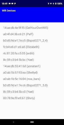 Wifi MAC Address Devices screenshot 1