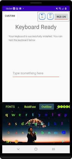 Fonts Emojis Keyboard screenshot 3