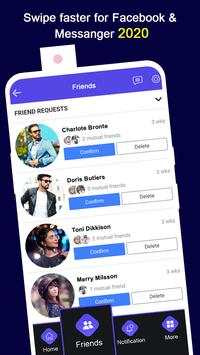 Swipe Faster for Facebook & Messenger 2020 screenshot 4