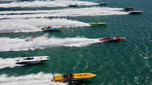 Speed Boat Racing Wallpaper screenshot 1