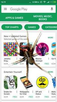 Spider on Screen Funny Joke screenshot 4