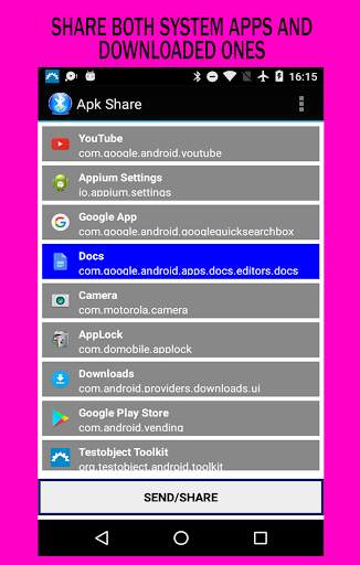 Apk Share / Bluetooth App Sender screenshot 1