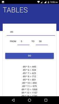 Tables-All Mathematics Tables in one screenshot 4