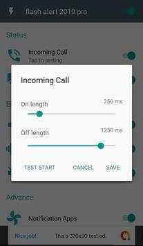 فلاش تنبيه الإتصال والرسائل 3 تصوير الشاشة