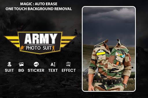 Army Photo Suit Editor : Indian Army Suit screenshot 2