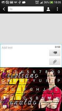 cristiano Ronaldo Keyboard themes : CR7 2017 screenshot 5