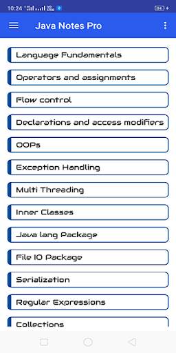 Java Notes screenshot 2