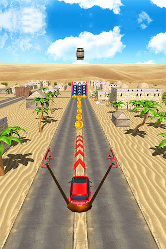 Car Stunts Slingshot Games screenshot 2