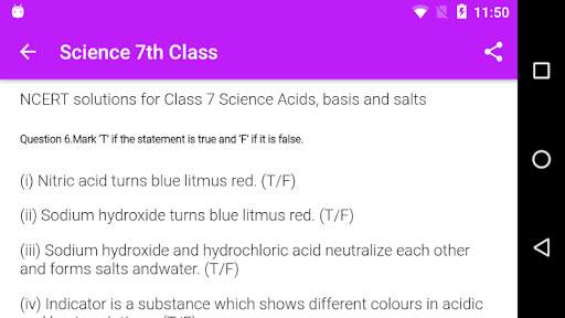 Class 7 Science Solutions screenshot 7