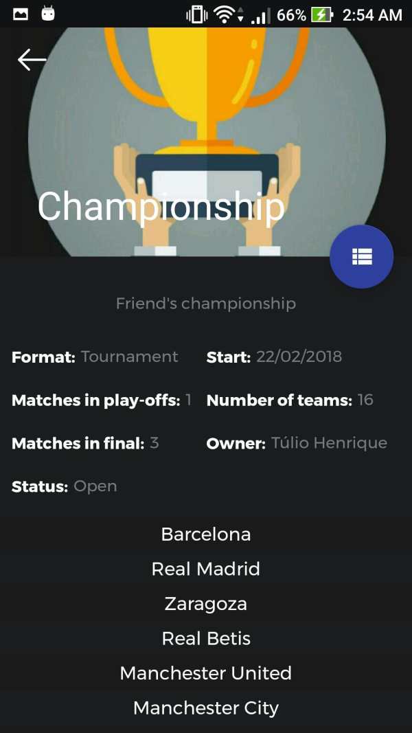 Tournament Manager screenshot 5