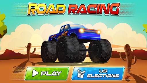 Car Race - Down The Hill Offroad Adventure Game screenshot 1