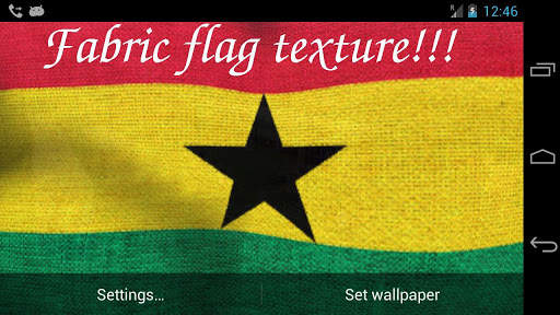 Ghana Flag Live Wallpaper screenshot 7