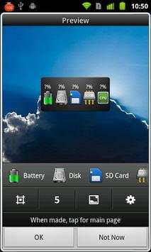 Mini Info+ System Widget App स्क्रीनशॉट 4