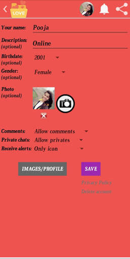 Online Love Chat 3 تصوير الشاشة