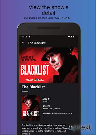 UpNext TV Series Manager 5 تصوير الشاشة