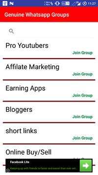 [SUB-4-SUB] Genuine Whatsapp Groups screenshot 2