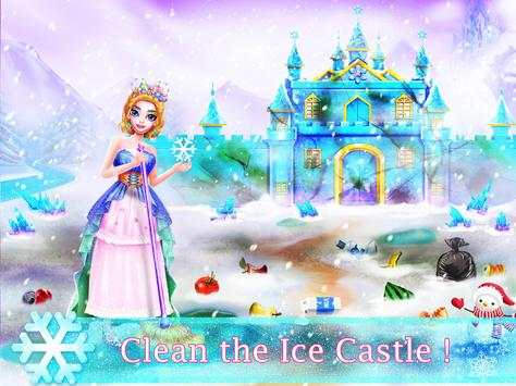 Ice Princess Big Home Cleanup-Home Cleaning Games screenshot 1
