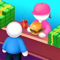 Idle Burger Shop Games: Tycoon logo
