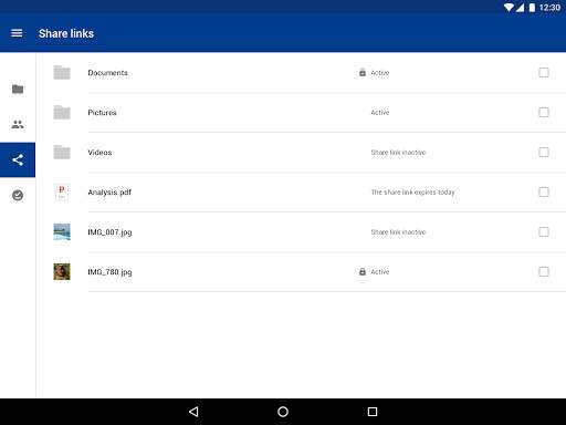 IONOS HiDrive screenshot 11