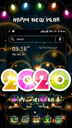 2020 New Year Launcher Theme screenshot 2