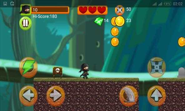 Ninja Adventures vs Zombies screenshot 3