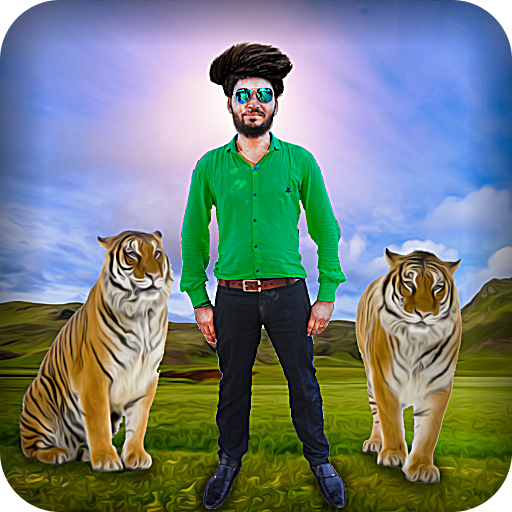 Tiger Overlay Effect : Wild Animal bg Changer icon