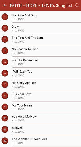 All HILLSONG Songs Lyrics screenshot 2