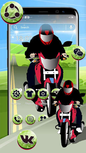 Highway Rider Theme Launcher screenshot 1