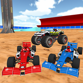 Formula Car Chase: Monster and Cop icon