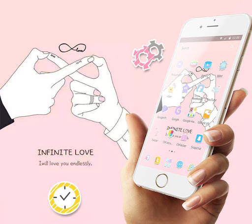 Pink Infinite Love Theme screenshot 4