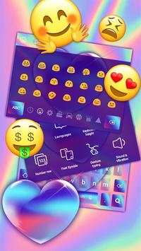 Crystal Gradient Heart Keyboard screenshot 3