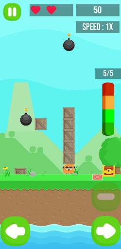 Just Catch Boxes - Offline Game screenshot 1