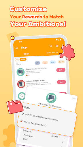 LifeUp Lite: Gamify Tasks screenshot 3