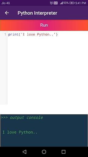 Python Offline Tutorial and Compiler screenshot 3